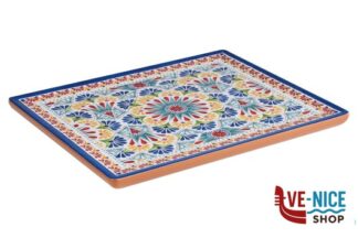 0 ARABESQUE-VASSOIO DECORATO IN MELAMINA GN 1.2 CM 32,5X26,5 H.2 CON PIEDINI ANTISCIVOLO 84681 APS ASSHEUER POTT GMBH E CO KG