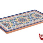 0 ARABESQUE-VASSOIO DECORATO IN MELAMINA GN 1.3 CM 32,5X17,6 H.2 CON PIEDINI ANTISCIVOLO 84682 APS  ASSHEUER POTT GMBH E CO KG