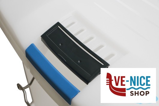 box ARAVEN-CONTENITORE X ALIMENTI CM.65X43XH.45 70LT. CON RUOTE 01870 ARAVEN - immagine 3