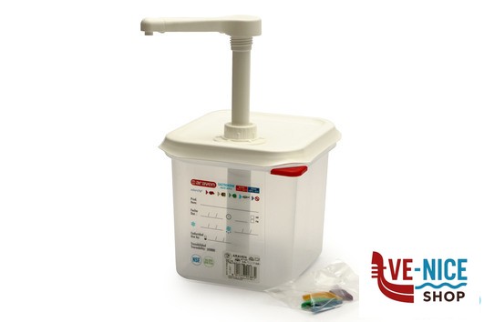 gastronorm ARAVEN-DOSATORE PER SALSA GASTRONORM 1.6 LT.2,6 01367 ARAVEN