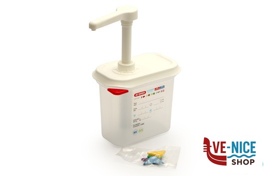 gastronorm ARAVEN-DOSATORE PER SALSA GASTRONORM 1.9 LT.1,5 01362 ARAVEN