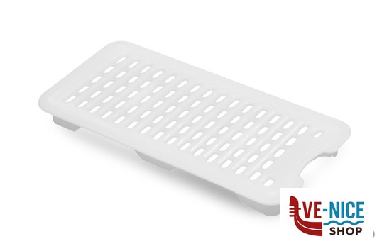 gastronorm ARAVEN FALSO FONDO FORATO GASTRONORM 1.4 MM 208X100X20 BIANCO 00243 ARAVEN