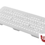 gastronorm ARAVEN FALSO FONDO FORATO GASTRONORM 1.3  MM 260X115XH.20 BIANCO 00242 ARAVEN