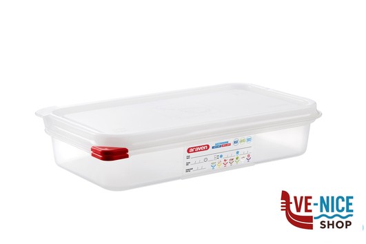 gastronorm ARAVEN GASTRONORM ERMETICO 1.3 L.2,5 325X176X65 3029 ARAVEN