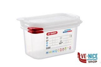 plastica ARAVEN GASTRONORM ERMETICO 1.9 L.1 176X108X100   3021 ARAVEN