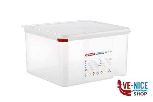 plastica ARAVEN GASTRONORM ERMETICO 2.3 L.19 354X325X200 471 ARAVEN