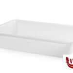 gastronorm ARAVEN-VASCHETTA BIANCA 345X235X75 LT.3  01130 ARAVEN