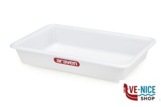 gastronorm ARAVEN-VASCHETTA BIANCA 435X285X80 LT.5 01131 ARAVEN