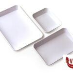 plastica ARAVEN-VASSOIO BIANCO 20X15 H.4 ARAVEN