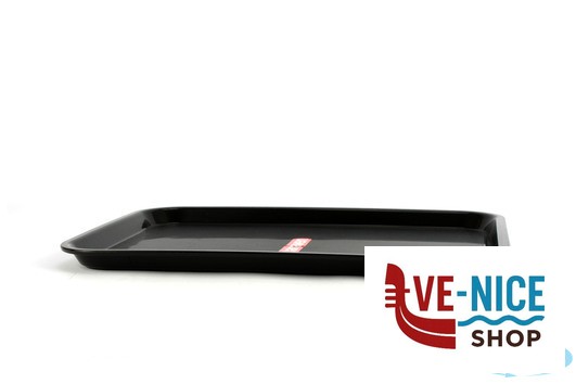 plastica ARAVEN-VASSOIO FAST FOOD CM 35X27 NERO ARAVEN - immagine 2