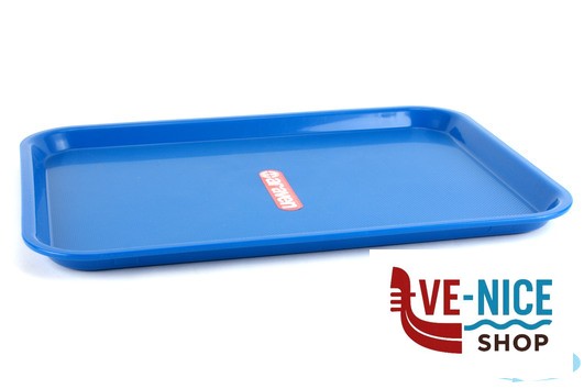 plastica ARAVEN-VASSOIO FAST FOOD CM.41X30 POLIPROPILENE BLU ARAVEN - immagine 3
