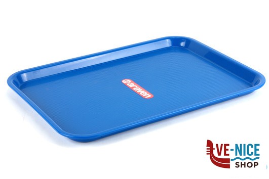plastica ARAVEN-VASSOIO FAST FOOD CM.41X30 POLIPROPILENE BLU ARAVEN