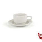 porcellana ARCADIA-TAZZA CAFFE CILINDRICA IMPILABILE CON PIATTINO CL 8 ZAKLADY PORCELANY STOLOWEJ LUBIANA