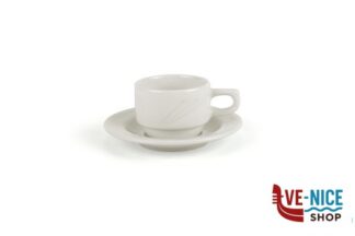 porcellana ARCADIA-TAZZA CAFFE CILINDRICA IMPILABILE CON PIATTINO CL 8 ZAKLADY PORCELANY STOLOWEJ LUBIANA