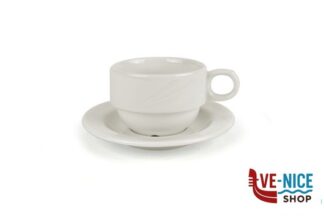 porcellana ARCADIA-TAZZA THE CILINDRICA IMPILABILE CON PIATTINO CL 22 ZAKLADY PORCELANY STOLOWEJ LUBIANA