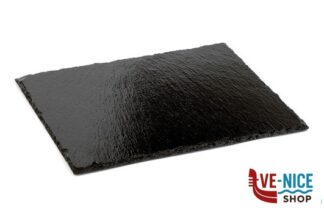 0 VASSOIO IN ARDESIA NATURALE GN 1.2 CM 32,5X26,5 SPESSORE 6-9 MM CON PIEDINI ANTISCIVOLO 00991 APS ASSHEUER POTT GMBH E CO KG