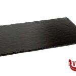 0 VASSOIO IN ARDESIA NATURALE GN 1.4 CM 26,5X16,2 SPESSORE 4-7 MM CON PIEDINI ANTISCIVOLO 00993 APS  ASSHEUER POTT GMBH E CO KG