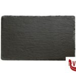 0 ARDESIA NATURALE-PIATTO RETTANGOLARE CM.24X15 CON PIEDINI ANTISCIVOLO 00941 APS  ASSHEUER POTT GMBH E CO KG