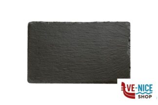 0 ARDESIA NATURALE-PIATTO RETTANGOLARE CM.24X15 CON PIEDINI ANTISCIVOLO 00941 APS ASSHEUER POTT GMBH E CO KG