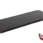 0 VASSOIO IN ARDESIA NATURALE 30 X 12 CM SPESSORE 6-9 MM CON PIEDINI ANTISCIVOLO 00988 APS  ASSHEUER POTT GMBH E CO KG