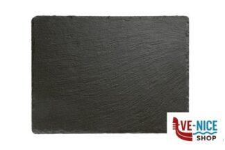 0 VASSOIO IN ARDESIA NATURALE CM 26,5X20,5 SPESSORE 6-9 MM CON PIEDINI ANTISCIVOLO 00942 APS ASSHEUER POTT GMBH E CO KG