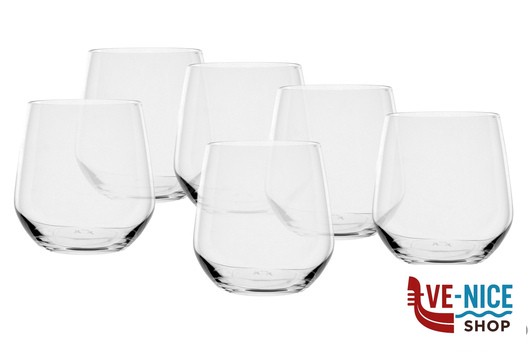 vetro ARIA - CONFEZIONE 6 BICCHIERI CL 38 CM 8,9 H 9 26978020106 RCR CRISTALLERIA ITALIANA