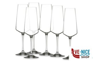 vetro ARIA - CONFEZIONE 6 CALICI FLUTE CL 36 CM 7,2 H24,3 25326020106 RCR CRISTALLERIA ITALIANA