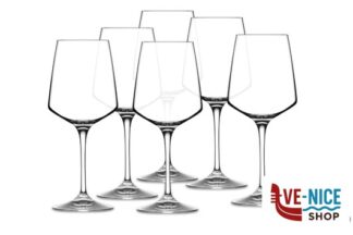 vetro ARIA - CONFEZIONE 6 CALICI VINO CL 38 26976020206 RCR CRISTALLERIA ITALIANA