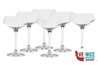 vetro ARIA - CONFEZIONE 6 COPPE CHAMPAGNE CL 34 H17 2532702106 RCR CRISTALLERIA ITALIANA
