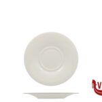 ARTIKA - PIATTINO PER TAZZA THE CM 15  PORCELLANA ALLUMINICA IMPORT TAVOLA PROFESSIONAL tazze da te' 6 pezzi