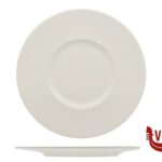 ARTIKA - PIATTO PIANO GOURMET CM 28  PORCELLANA ALLUMINICA IMPORT TAVOLA PROFESSIONAL piano 6 pezzi
