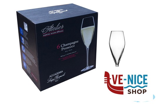 bicchieri e calici ATELIER - CONFEZIONE 6 CALICI PROSECCO CL.27 8748-07 BORMIOLI LUIGI - immagine 3