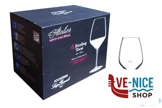 bicchieri e calici ATELIER-CONFEZIONE 6 CALICI CL. 44 RIESLING CON TACCA CE 8746-32 BORMIOLI LUIGI - immagine 2