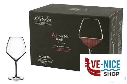 vetro ATELIER - CONFEZIONE 6 CALICI PINOT CL 61 BORMIOLI LUIGI - immagine 2