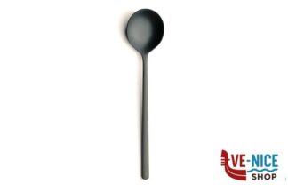 acciaio ATLANTIDA ICE BLACK-CUCCHIAIO TAVOLA INOX 18-10 CM 21,5 MM 6 COMAS