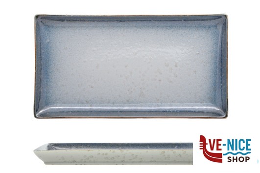 ceramica ATLANTIS-VASSOIO RETTANGOLARE CM.37,5X20,5 AW-3037 IMPORT TAVOLA PROFESSIONAL