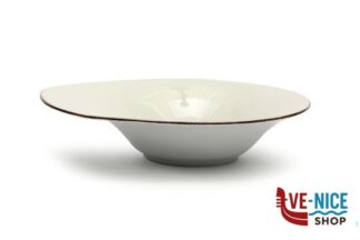 porcellana AVOCADO FILO MARRONE - PIATTO PASTA PORCELLANA CM.30 X 26 3622 ZAKLADY PORCELANY STOLOWEJ LUBIANA