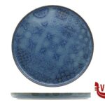 porcellana AZULEJO-PIATTO PIANO BORDO ALTO CM.28 FF0251691512 MESA CERAMICS LDA