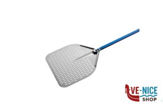 cucina AZZURRA PALA PIZZA ALLUMINIO RETTANGOLARE FORATA CM 33 MANICO CM 60 A32RF-60 GI METAL