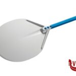 cucina AZZURRA PALA PIZZA ALLUMINIO TONDA DIAMETRO CM 33 MANICO CM.30        A32C GI METAL