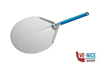 cucina AZZURRA PALA PIZZA ALLUMINIO TONDA DIAMETRO CM 33 MANICO CM.30 A32C GI METAL