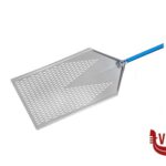 accessori PALA PIZZA A METRO IN ALLUMINIO ANODIZZATO PERFORATA CM 40X60 MANICO 60 CM GI METAL