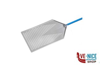 accessori PALA PIZZA A METRO IN ALLUMINIO ANODIZZATO PERFORATA CM 40X60 MANICO 60 CM GI METAL