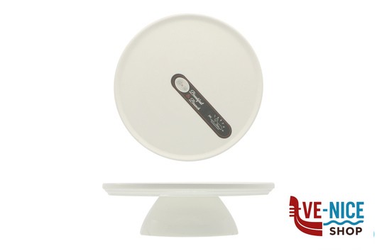 porcellana B.B. WHITE-ALZATA PORTADOLCI CM.25XH.7,3 BA12452-1 IMPORT TAVOLA PROFESSIONAL