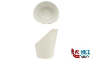 porcellana B.B. WHITE-CESTINO FRITTI PORCELLANA CM.10,7X9,4X12,7 IMPORT TAVOLA PROFESSIONAL