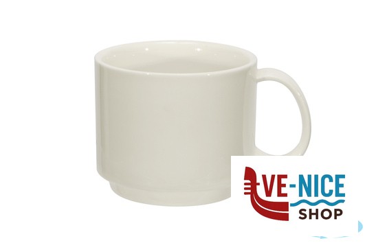 porcellana B.B. WHITE-CONFEZIONE 6 TAZZE THE IMPILABILI 170ML SENZA PIATTO BA2496-2 IMPORT TAVOLA PROFESSIONAL - immagine 2