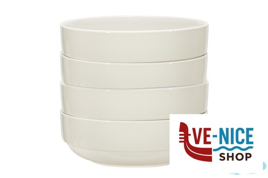 porcellana B.B. WHITE-CIOTOLA IMPILABILE CM.14X5,9 BA2437 IMPORT TAVOLA PROFESSIONAL - immagine 2