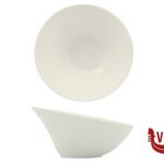 porcellana B.B. WHITE-CIOTOLA OBLIQUA CM.23,8X12,5  BA0002-2 IMPORT TAVOLA PROFESSIONAL