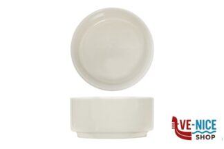 porcellana B.B. WHITE-CIOTOLINA TONDA CM.8X3,5 BA0222 IMPORT TAVOLA PROFESSIONAL