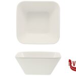 porcellana B.B. WHITE-COPPA QUADRA CM.19,5X19,5X8   BA0105 IMPORT TAVOLA PROFESSIONAL